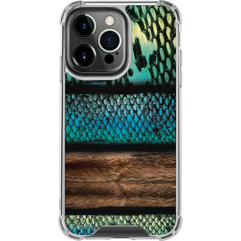 Animal Print Fashion iPhone 15 Pro Clear Case